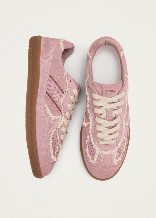 Tb.490 Häkel-Pinke Ledersneaker-image