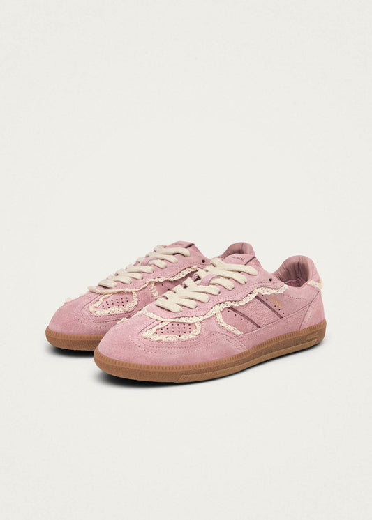 Tb.490 Häkel-Pinke Ledersneaker-image