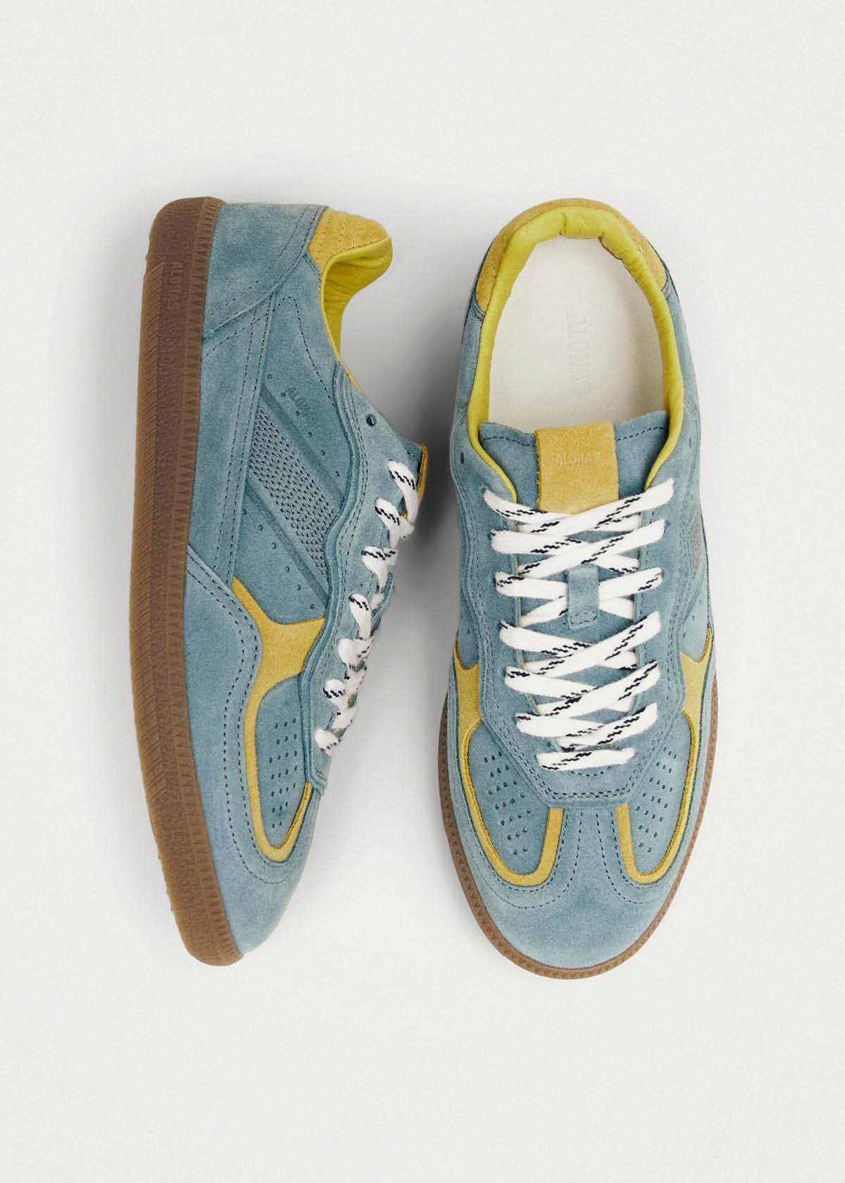 Tb.490 Rife Blue Grey Leather Sneakers