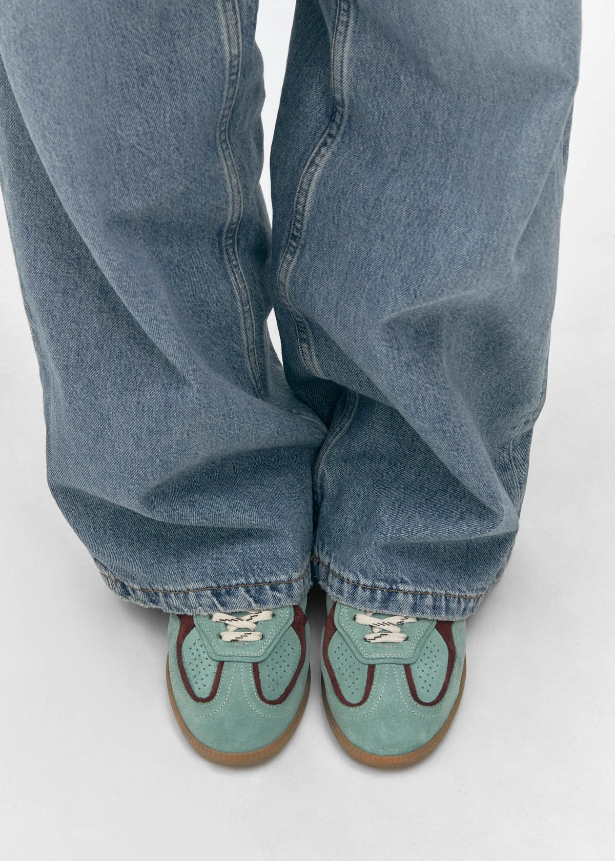 Tb.490 Rife Matcha Leather Sneakers