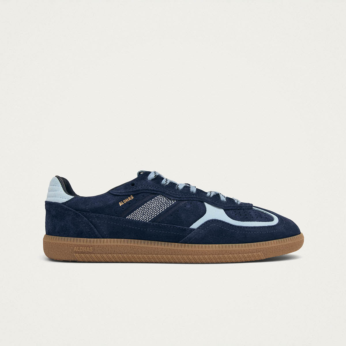 Tb.490 Rife Blaue Töne Leder Sneakers