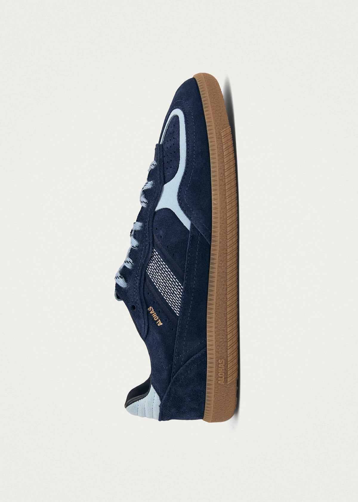 Tb.490 Rife Blaue Töne Leder Sneakers