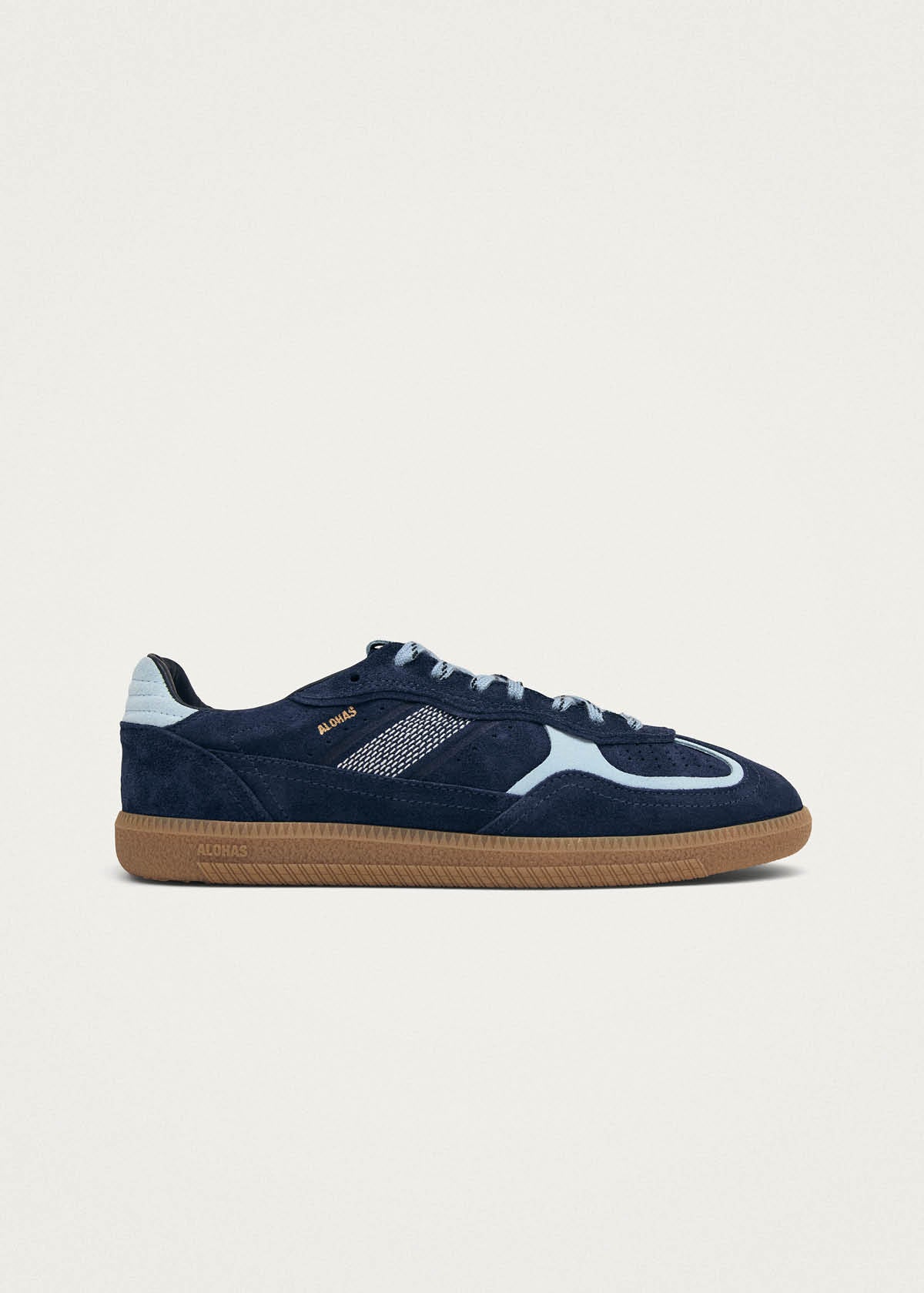 Tb.490 Rife Blaue Töne Leder Sneakers