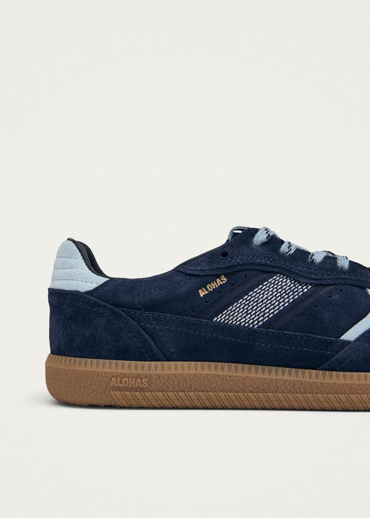 Tb.490 Rife Blaue Töne Leder Sneakers