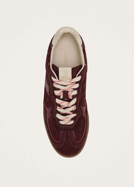 Tb.490 Rife Burgundy Cream Leather Sneakers-image