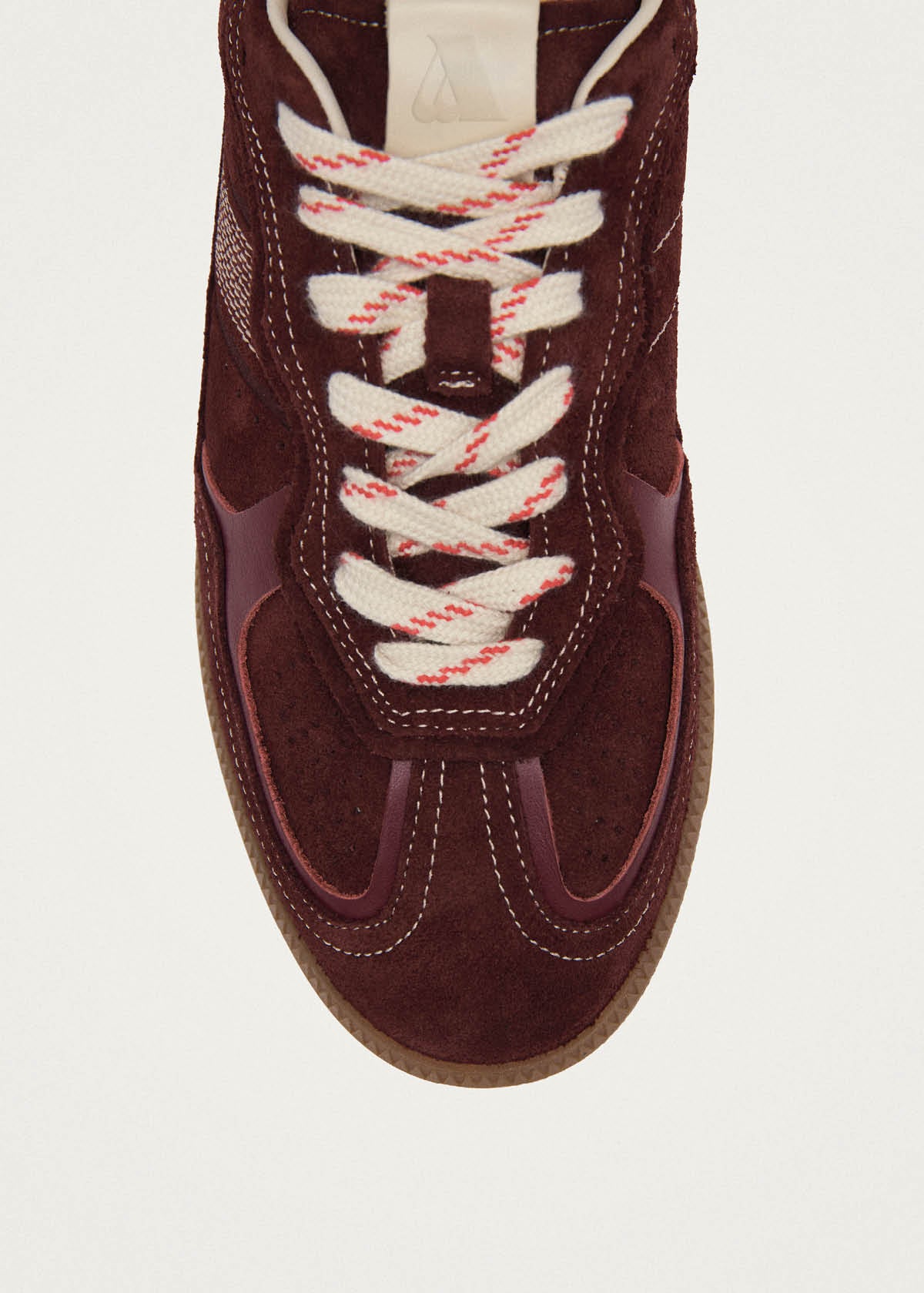 Tb.490 Rife Sneakers in Pelle Bordeaux e Color Crema