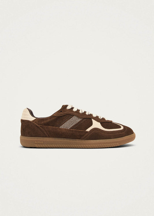 Tb.490 Rife Baskets en Cuir Cocoa et Blanc Cassé-image