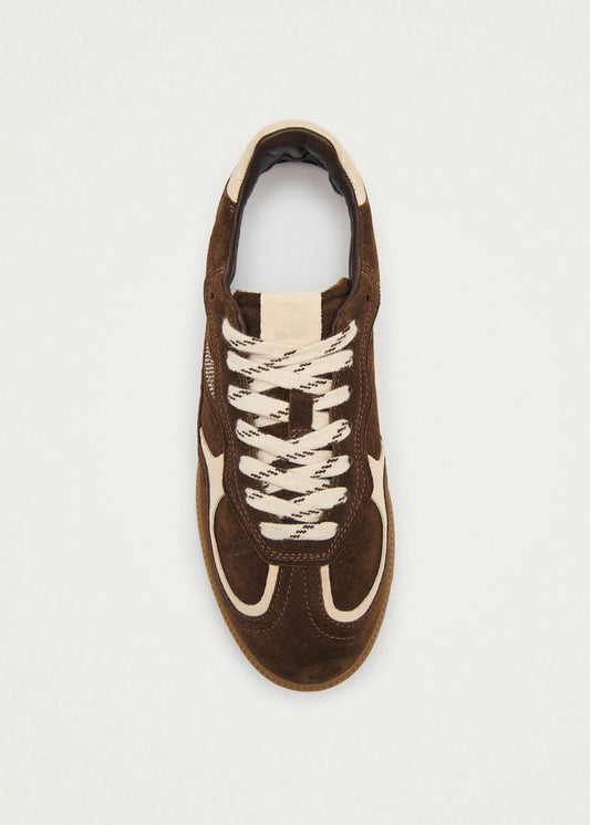 Tb.490 Rife Baskets en Cuir Cocoa et Blanc Cassé-image
