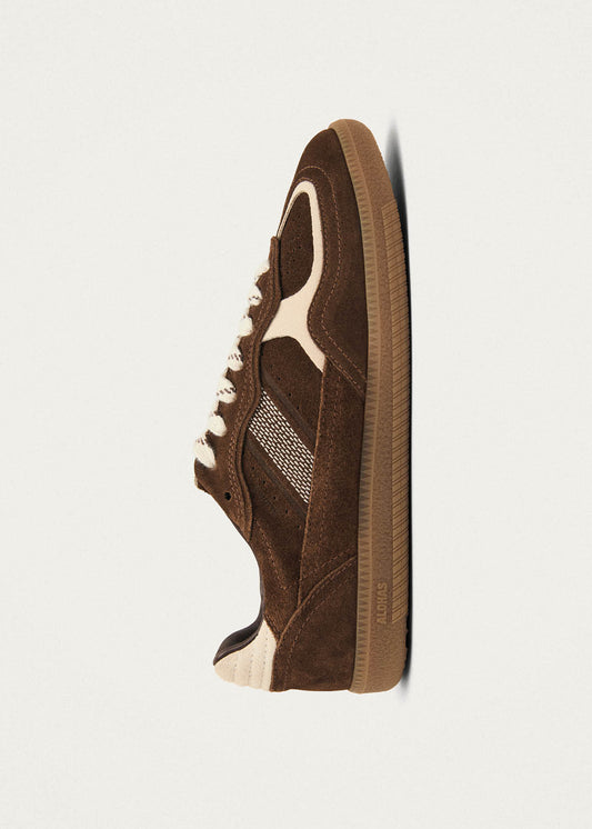 Tb.490 Rife Baskets en Cuir Cocoa et Blanc Cassé-image