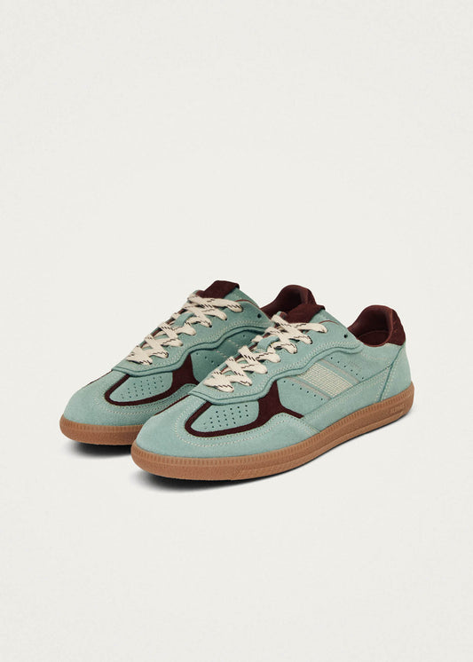 Tb.490 Zapatillas de Cuero Color Matcha-image