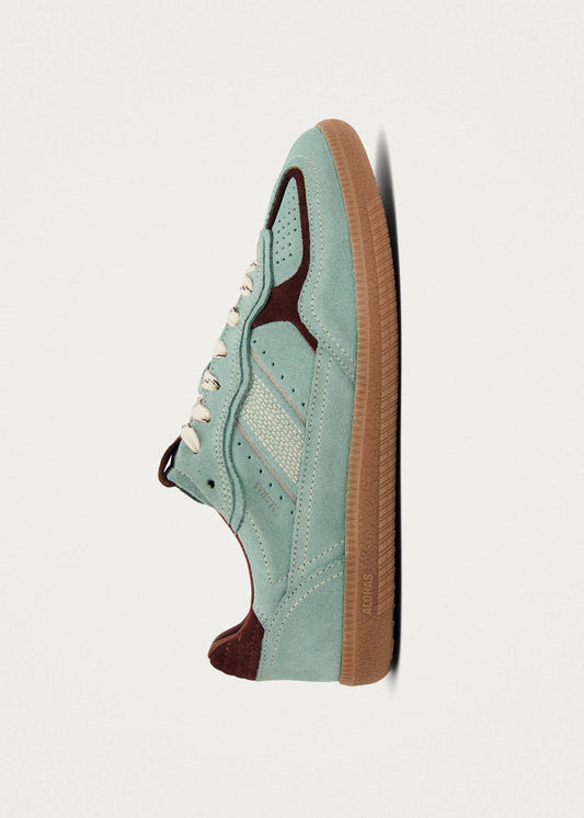 Tb.490 Zapatillas de Cuero Color Matcha-image