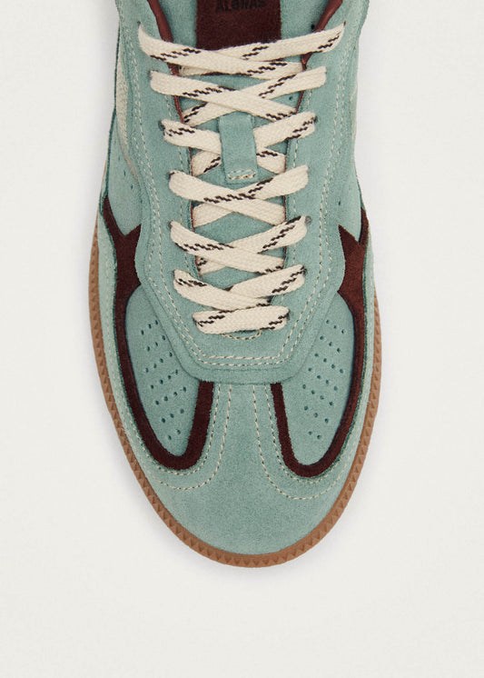 Tb.490 Zapatillas de Cuero Color Matcha-image