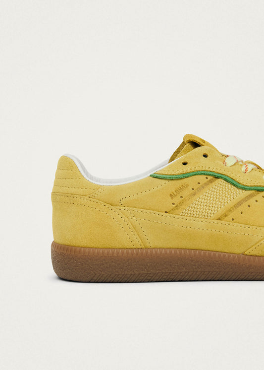 Tb.490 Rife Pale Yellow Leather Sneakers-image