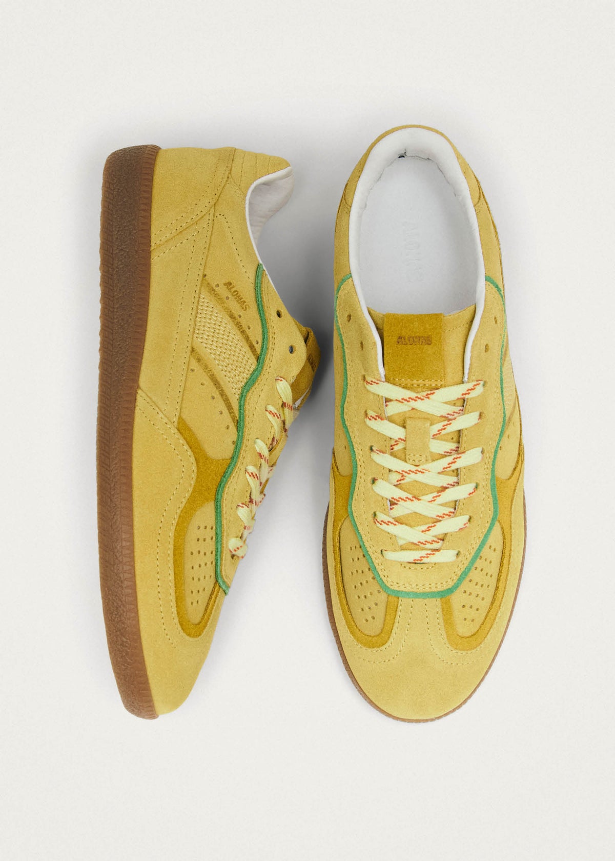 Tb.490 Rife Pale Yellow Leather Sneakers