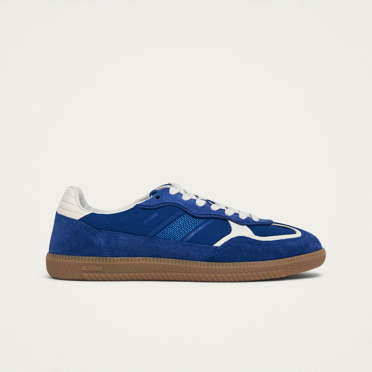 Tb.490 Rife Baskets en Cuir Bleu