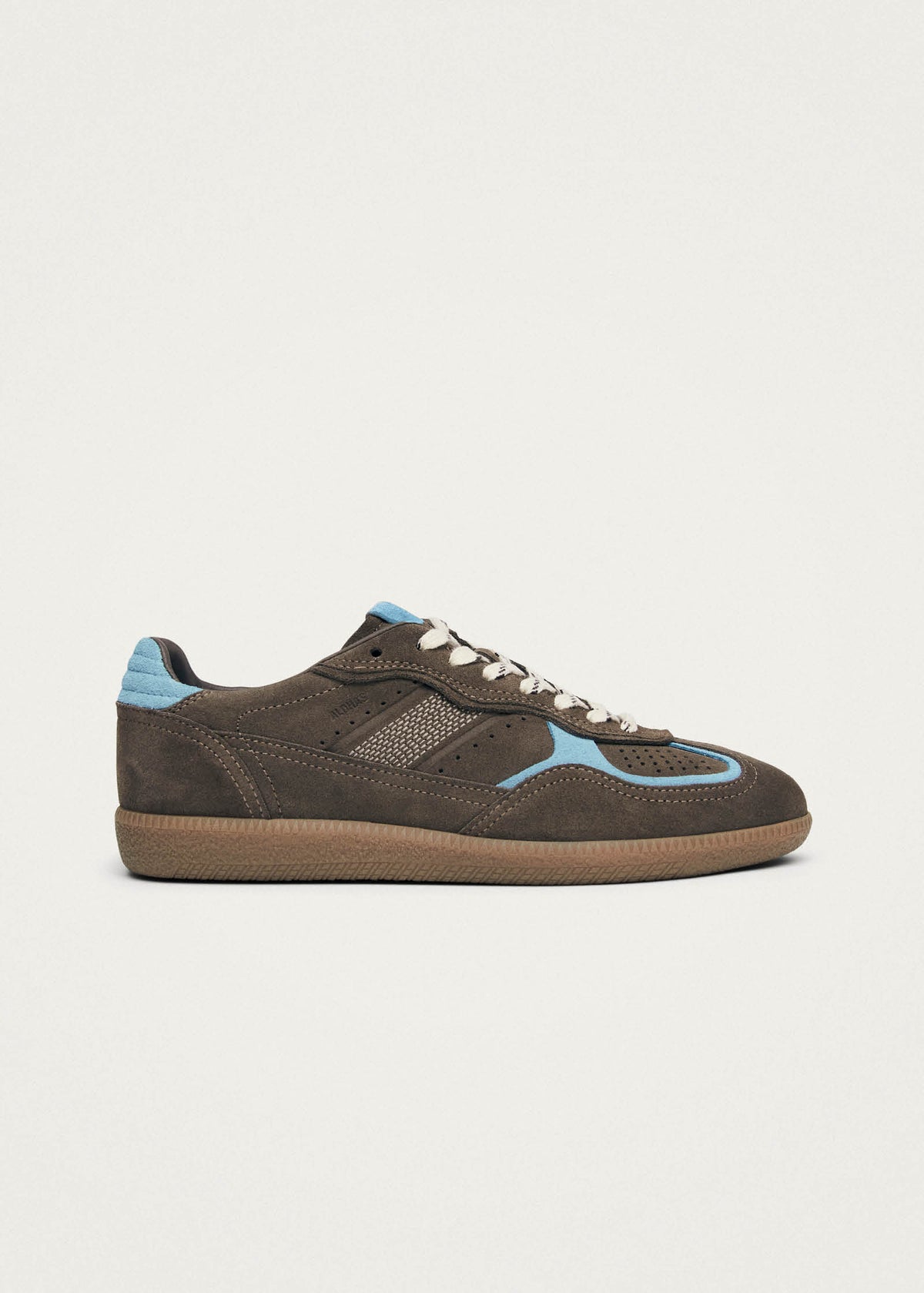 Tb.490 Rife Taupe Cornflower Blue Leather Sneakers