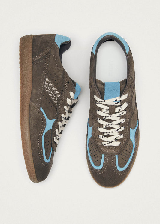 Tb.490 Rife Taupe Cornflower Blue Leather Sneakers-image
