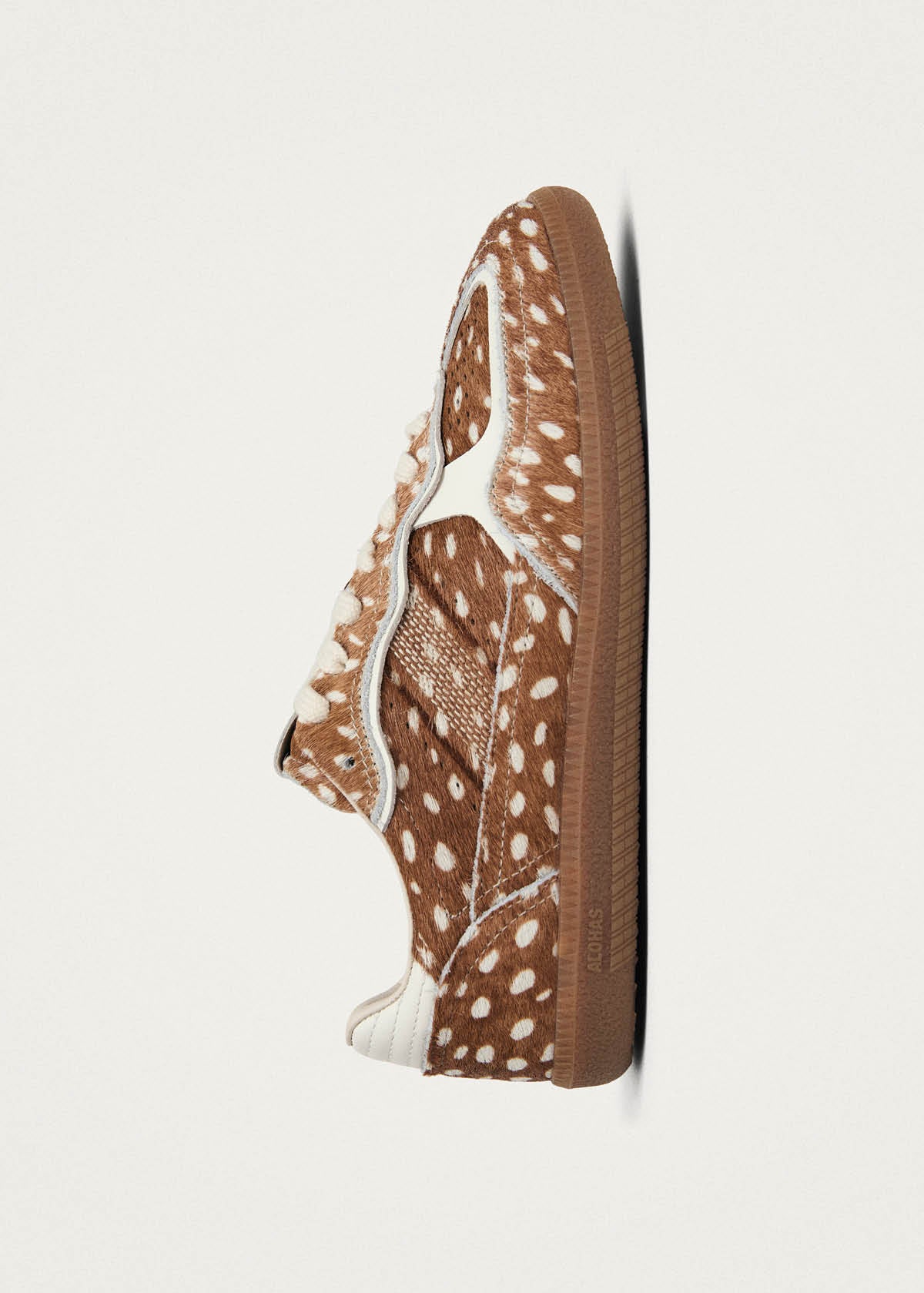 Tb.490 Soft Deer Brown Hair-on Leather Sneakers