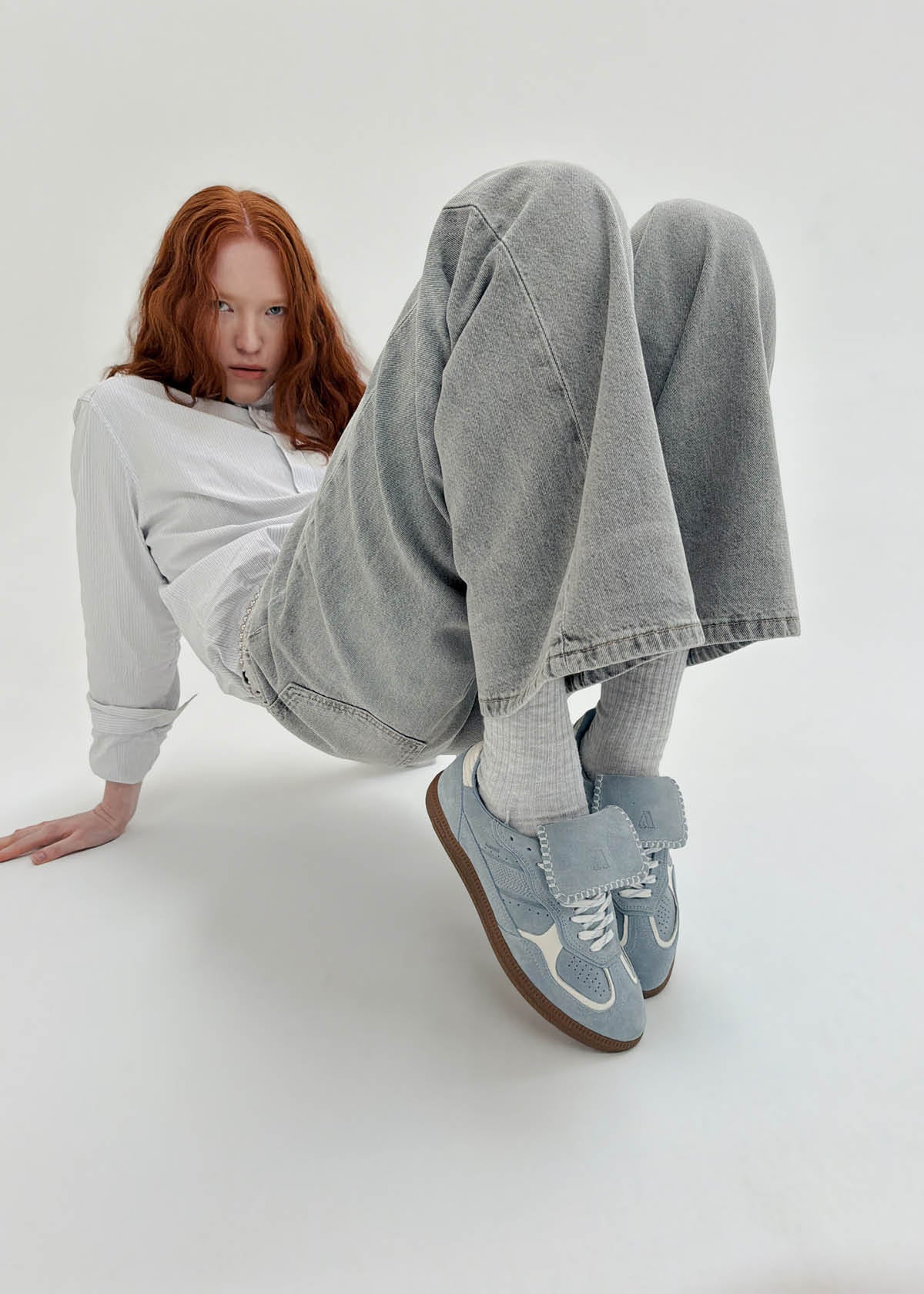 Tb.490 Sneakers in Pelle Argentina