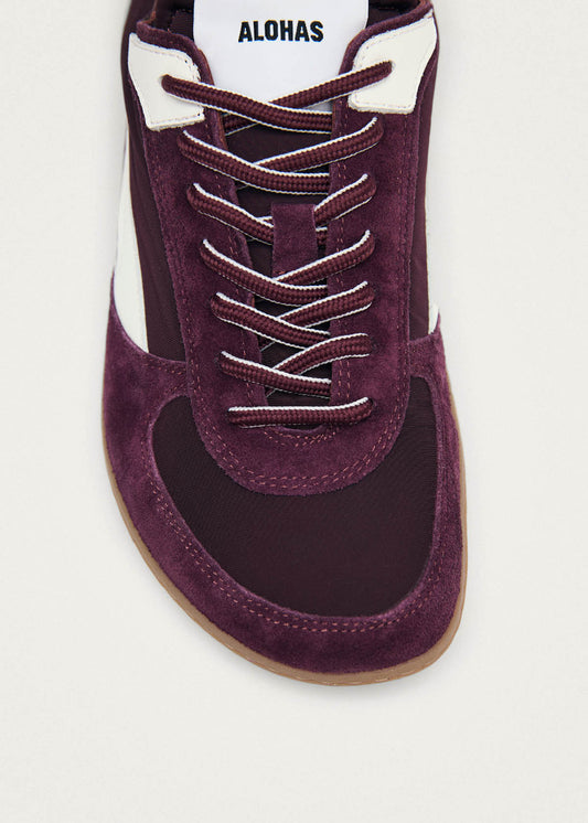 Tb.83 Baskets en nylon bordeaux pieds nus-image