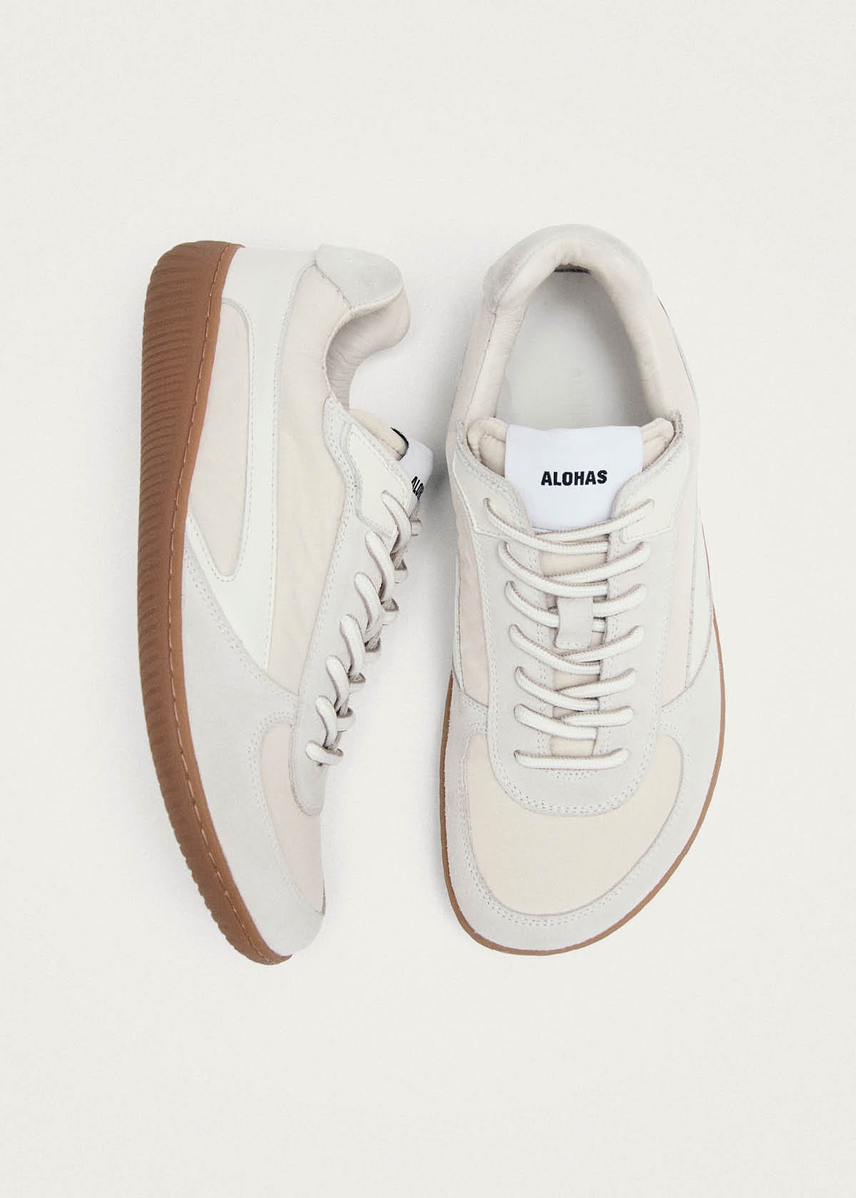 Tb.83 Barfuß Nylon Creme Sneaker