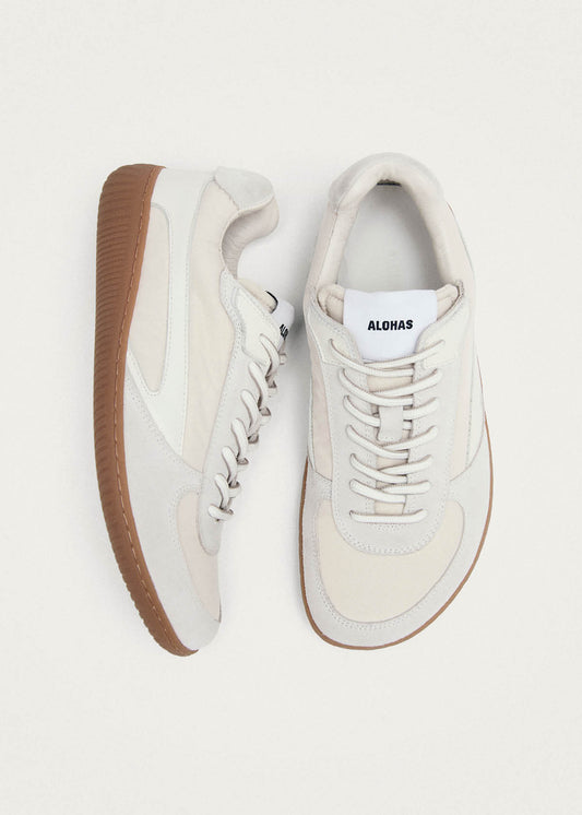 Tb.83 Baskets Crème en Nylon Pieds Nus-image