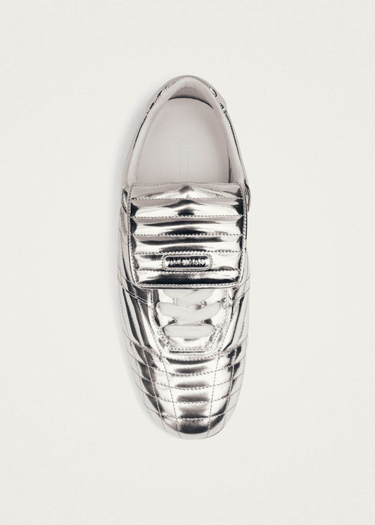 Tb.99 Baskets en Cuir Argenté-image