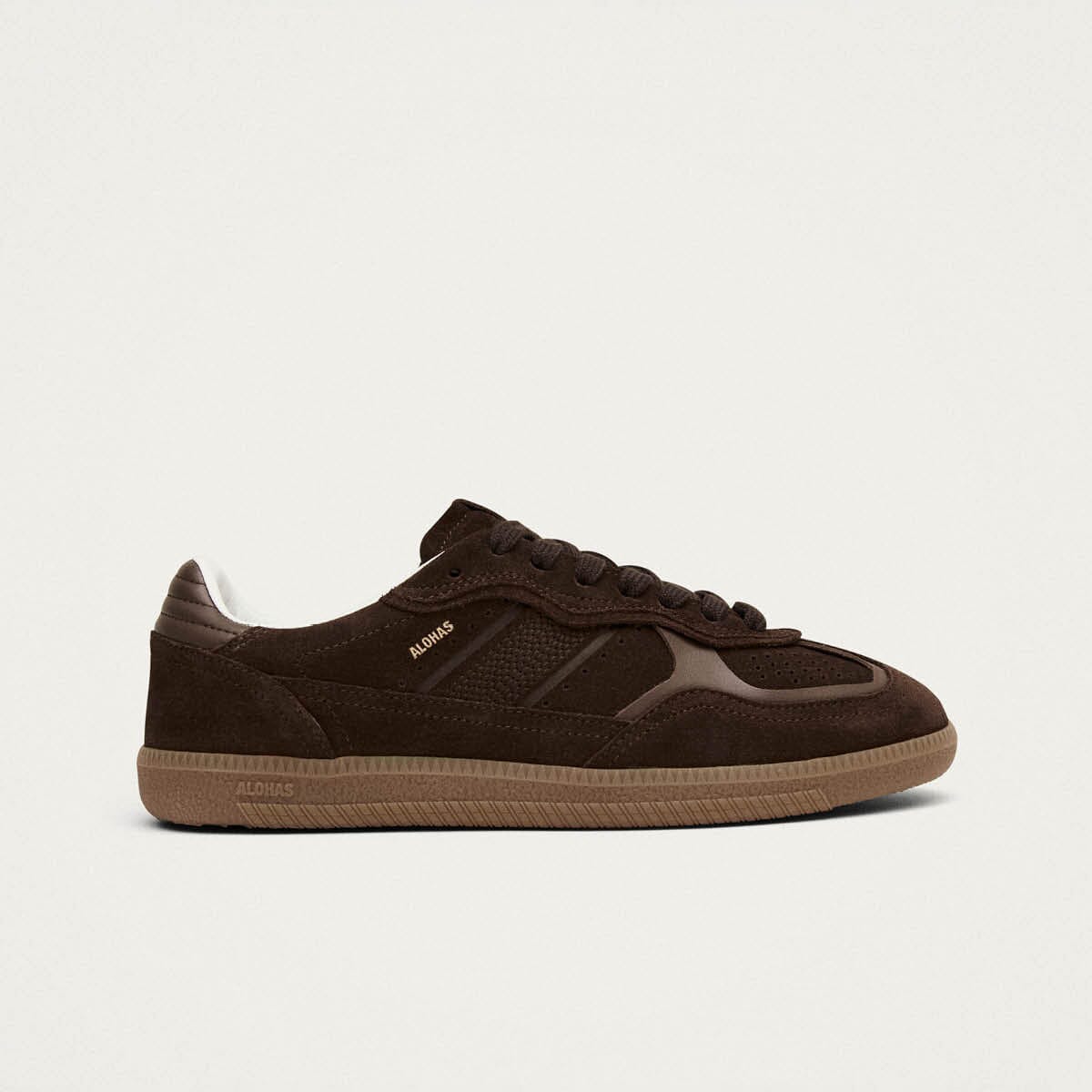 Tb.490 Rife Chocolate Brown Leather Sneakers Sneakers ALOHAS