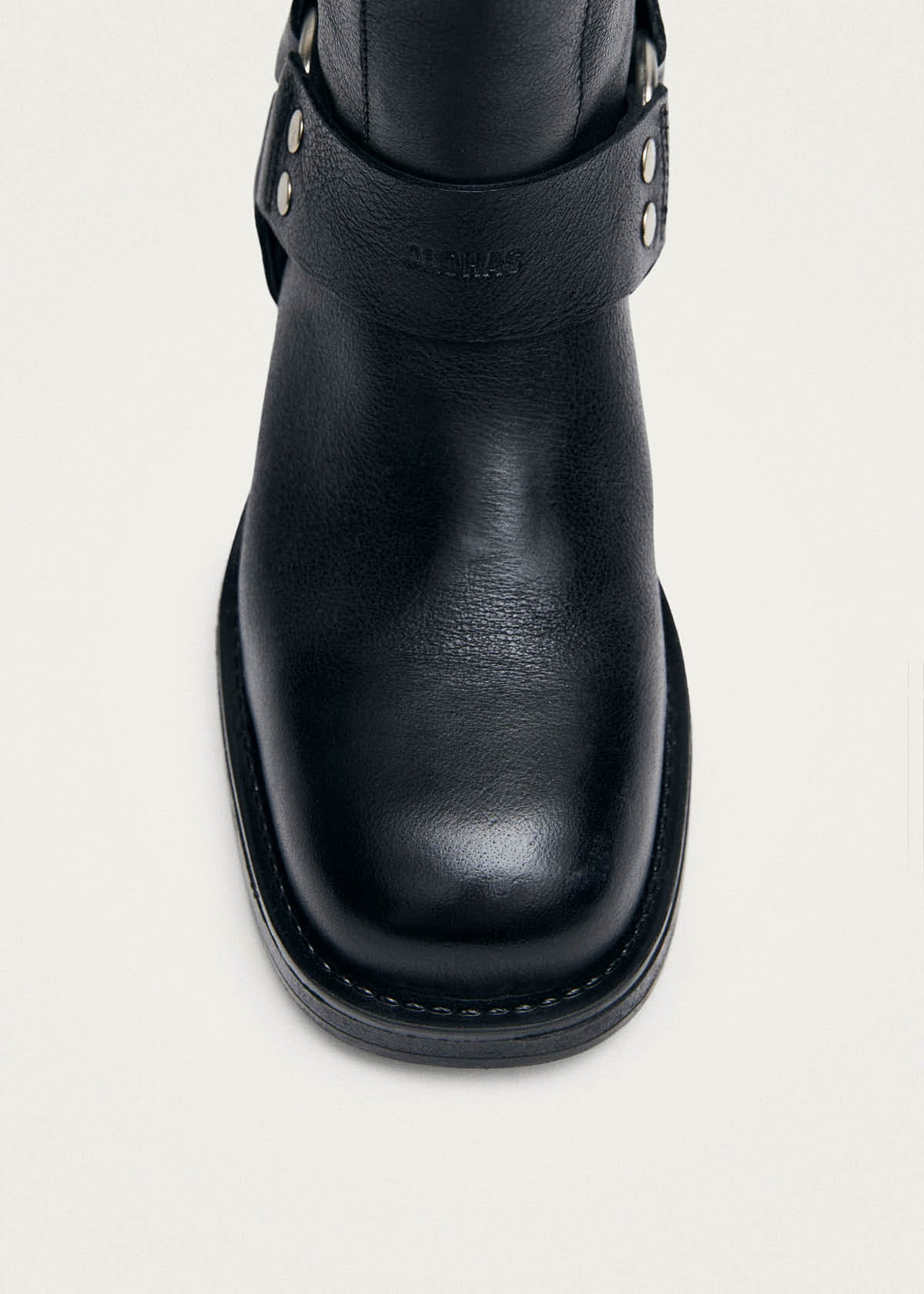 Tomi Black Leather Boots