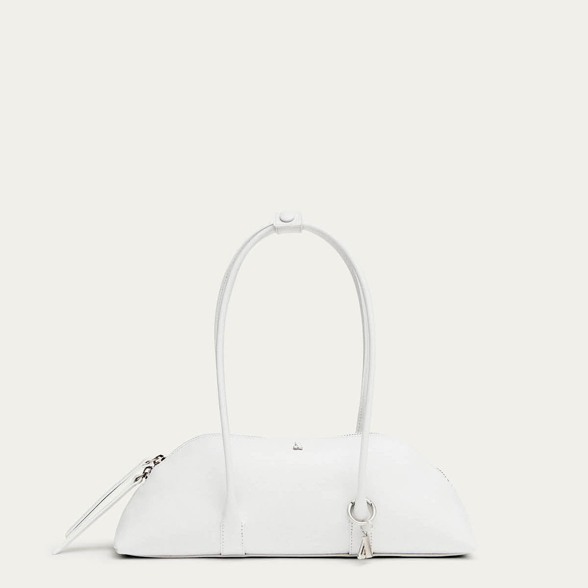 Vera Optic White Leather Bag