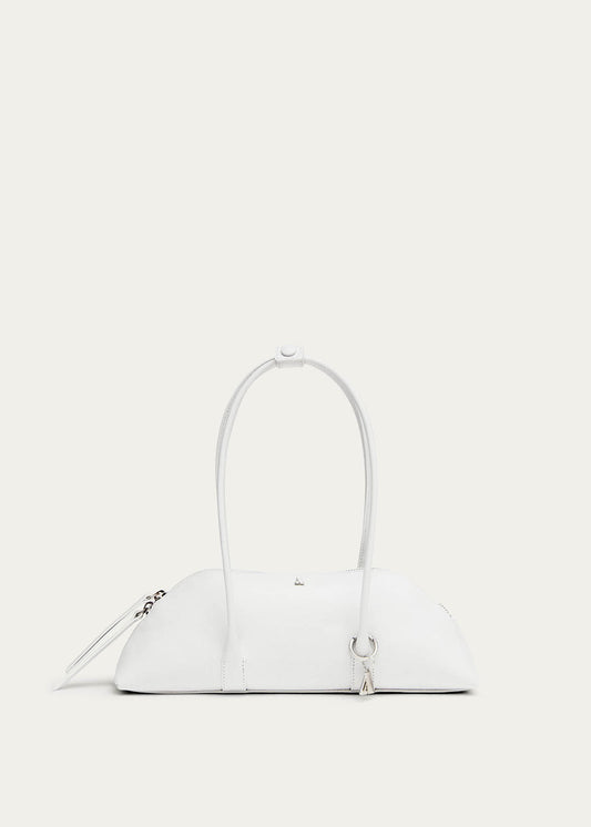 Vera Optic White Leather Bag-image