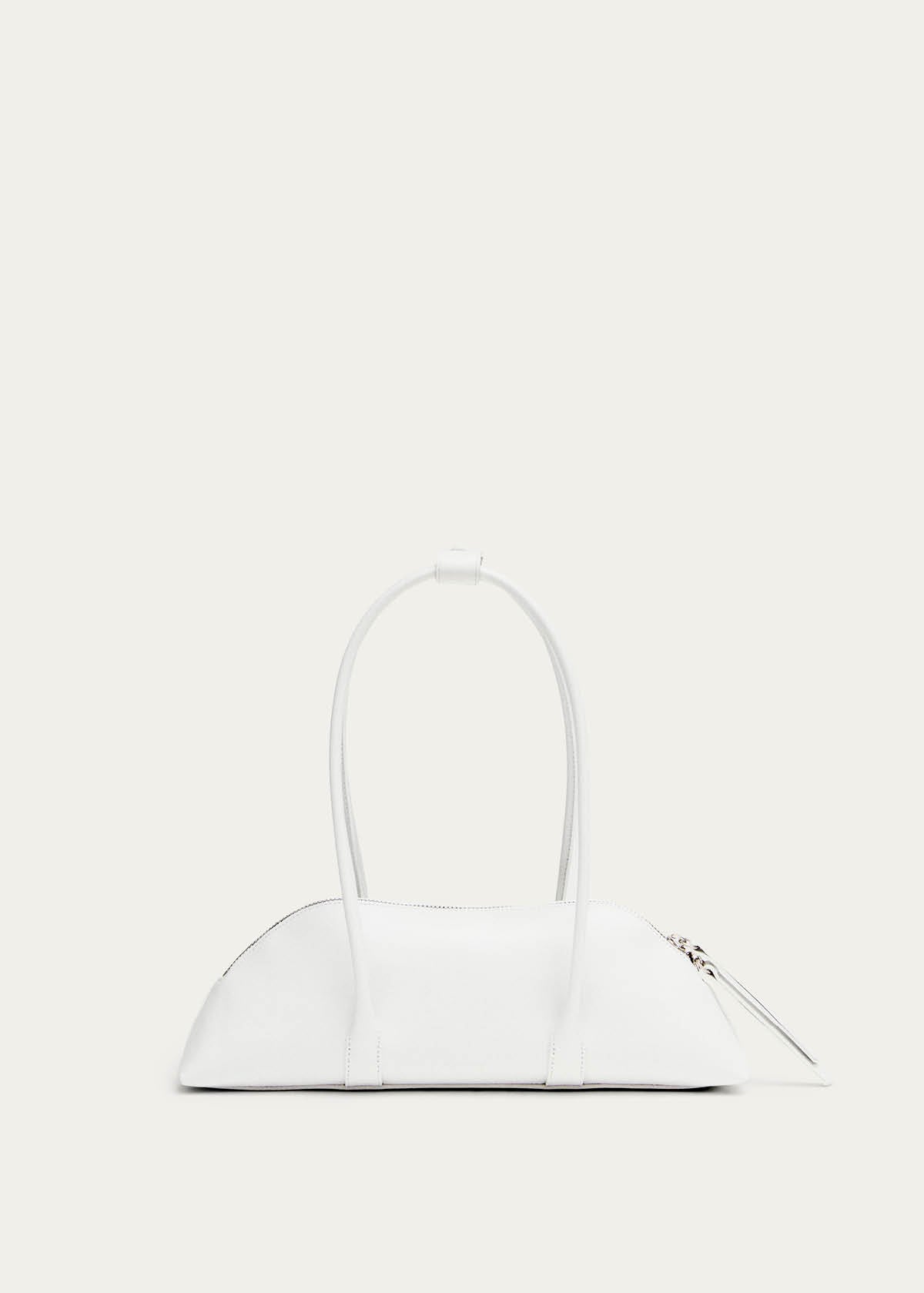 Vera Optic White Leather Bag