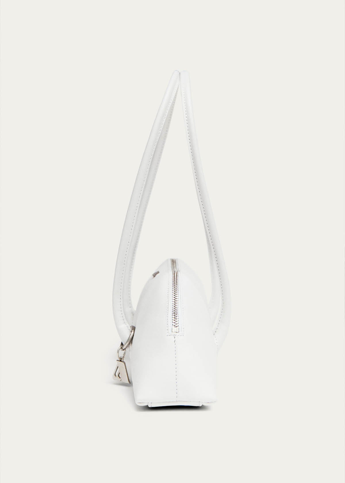 Vera Optic White Leather Bag
