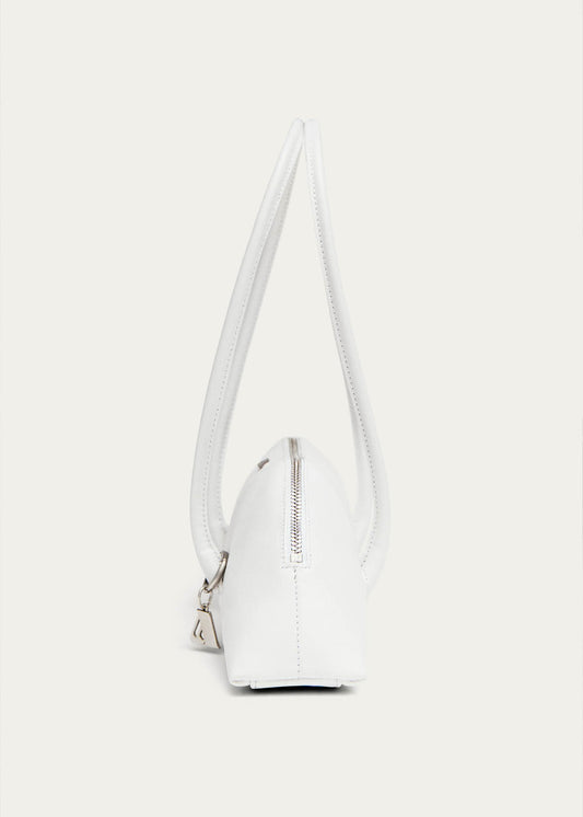 Vera Optic White Leather Bag-image