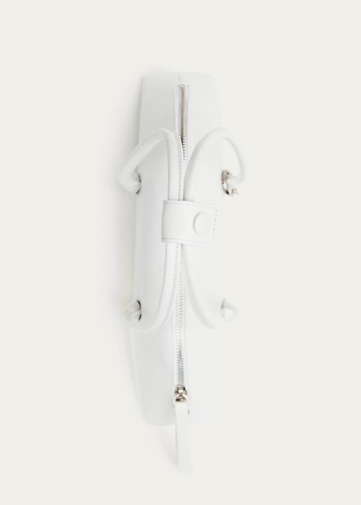 Vera Optic White Leather Bag