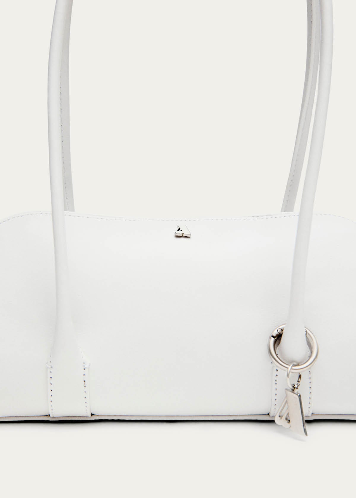 Vera Optic White Leather Bag