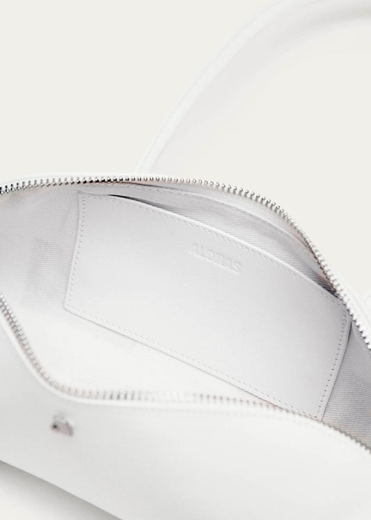 Vera Optic White Leather Bag-image